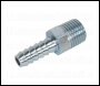 Sealey AC08 PCL Screwed Tailpiece Male 1/4 inch BSPT - 1/4 inch  Hose - Pack of 5