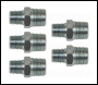 Sealey AC100 PCL Reducing Union 3/8 inch BSPT to 1/4 inch BSPT - Pack of 5