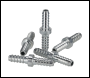 Sealey AC10 PCL Double End Hose Connector 1/4 inch  Hose - Pack of 5