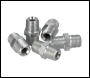 Sealey AC12 PCL Double Union 1/4 inch BSPT - Pack of 5