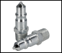 Sealey AC25 PCL Screwed Adaptor Male 3/8 inch BSPT - Pack of 2