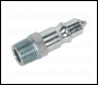 Sealey AC25 PCL Screwed Adaptor Male 3/8 inch BSPT - Pack of 2