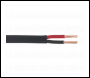 Sealey AC2830TWTK Automotive Cable Thick Wall Flat Twin 2 x 2mm² 28/0.30mm 30m Black
