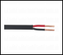 Sealey AC2830TWTN Automotive Cable Thin Wall Flat Twin 2 x 2mm² 28/0.30mm 30m Black