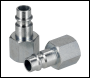 Sealey AC33 PCL Screwed Adaptor Female 1/4 inch BSPT - Pack of 2