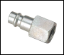 Sealey AC33 PCL Screwed Adaptor Female 1/4 inch BSPT - Pack of 2