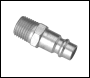 Sealey AC34 PCL Screwed Adaptor Male 1/4 inch BSPT - Pack of 2