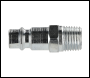 Sealey AC34 PCL Screwed Adaptor Male 1/4 inch BSPT - Pack of 2