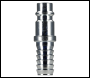Sealey AC36 PCL Adaptor Tailpiece 3/8 inch  Bore Hose - Pack of 2