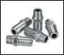 Sealey AC40 PCL Screwed Tailpiece Male 1/4 inch BSPT - 1/2 inch  Hose - Pack of 5