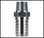 Sealey AC40 PCL Screwed Tailpiece Male 1/4 inch BSPT - 1/2 inch  Hose - Pack of 5