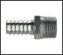 Sealey AC41 PCL Screwed Tailpiece Male 3/8 inch BSPT - 3/8 inch  Hose - Pack of 5