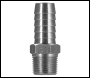 Sealey AC42 PCL Screwed Tailpiece Male 3/8 inch BSPT - 1/2 inch  Hose - Pack of 5