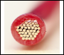 Sealey AC4430RE Automotive Cable Thin Wall Single 3mm² 44/0.30mm 30m - Red