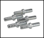 Sealey AC50 PCL Double End Hose Connector 5/16 inch  Hose - Pack of 5