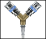 Sealey AC55 PCL Twin Coupling Y-Adaptor
