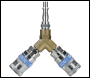 Sealey AC55 PCL Twin Coupling Y-Adaptor