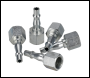 Sealey AC69 PCL Screwed Adaptor Female 3/8 inch BSPT - Pack of 5