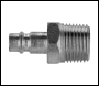 Sealey AC84 PCL Screwed Adaptor Male 1/2 inch BSPT - Pack of 2