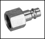 Sealey AC85 PCL Screwed Adaptor Female 3/8 inch BSPT - Pack of 2
