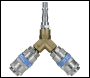 Sealey AC87 PCL Twin Coupling Y-Adaptor