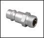 Sealey ACH04 High Flow Screwed Adaptor Male 1/4 inch BSPT - Pack of 5