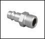 Sealey ACH19 High Flow Screwed Adaptor Male 3/8 inch BSPT - Pack of 5