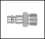 Sealey ACH19 High Flow Screwed Adaptor Male 3/8 inch BSPT - Pack of 5