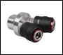 Sealey ACH55 High Flow Twin Coupling Body Female Thread 1/4 inch BSPT