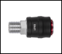 Sealey ACH62 High Flow Coupling Body Male 3/8 inch BSPT