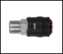 Sealey ACH63 High Flow Coupling Body Male 1/2 inch BSPT