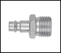 Sealey ACH68 High Flow Screwed Adaptor Male 1/2 inch BSPT - Pack of 5