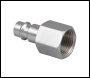 Sealey ACH69 High Flow Screwed Adaptor Female 3/8 inch BSPT - Pack of 5
