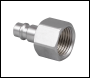 Sealey ACH70 High Flow Screwed Adaptor Female 1/2 inch BSPT - Pack of 5