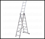 Sealey ACL307 Aluminium Extension Combination Ladder 3x7 EN 131