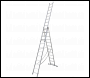 Sealey ACL312 Aluminium Extension Combination Ladder 3x12 EN 131