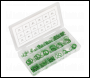 Sealey ACOR225 Air Conditioning Rubber O-Ring Assortment 225pc - Metric