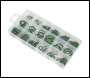 Sealey ACOR225 Rubber O-Ring Air Conditioning Assortment 225pc