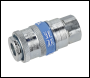 Sealey ACP13 PCL Coupling Body Female 1/4 inch BSPT - Pack of 5