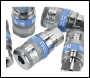 Sealey ACP15 PCL Coupling Body Female 1/4 inch BSPT - Pack of 5