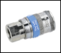 Sealey ACP15 PCL Coupling Body Female 1/4 inch BSPT - Pack of 5