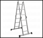 Sealey AFPL1 4-Way Aluminium Folding Platform Ladder - EN 131