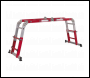 Sealey AFPL2 Aluminium Multipurpose Ladder EN 131 Adjustable Height