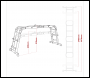 Sealey AFPL2 Aluminium 4-Way Multipurpose Adjustable-Height Ladder - EN 131