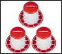 Sealey AFT033 Poultry Feeder 3kg - Pack of 3