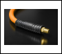 Sealey AHHC10 High-Visibility Hybrid Air Hose with 1/4 inch BSP Unions 10m x 8mm