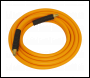 Sealey AHHC1538 Air Hose 15m x Ø10mm Hybrid High-Visibility with 1/4 inch BSP Unions