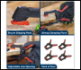 Sealey AK064 Spring Clamp Set 80mm 4pc