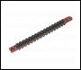 Sealey AK1217 Premier Socket Retaining Rail with 17 Clips 1/2 inch Sq Drive