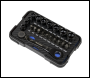 Sealey AK2112 Premier Black Go-Through Lock-On™ Low Profile Socket & Bit Set 1/4 inch Sq Drive 31pc